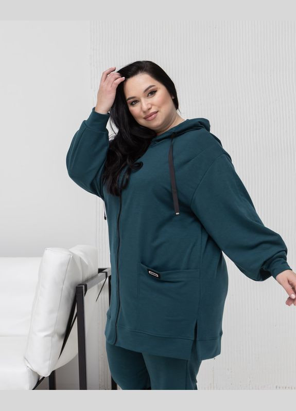 Спортивный костюм Рокси большого размера на молнии 62/64 No Brand (362136015)