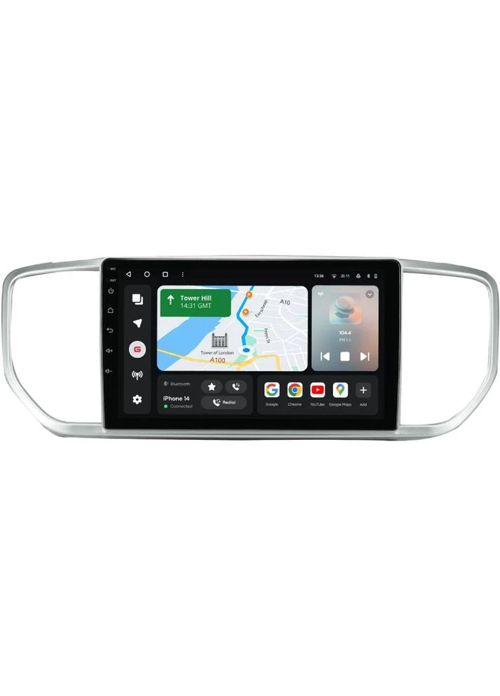 Автомагнітола T6009-QLF/H для Kia Sportage 4 QL 2018-2020 (78272) Gazer (323099354)