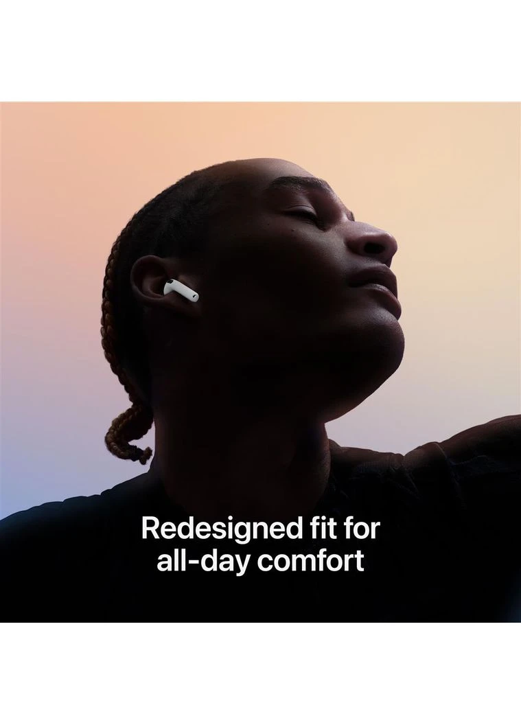 Bluetooth-гарнiтура AirPods 4 with Active Noise Cancellation White (MXP93ZE/A) Apple (392370133)