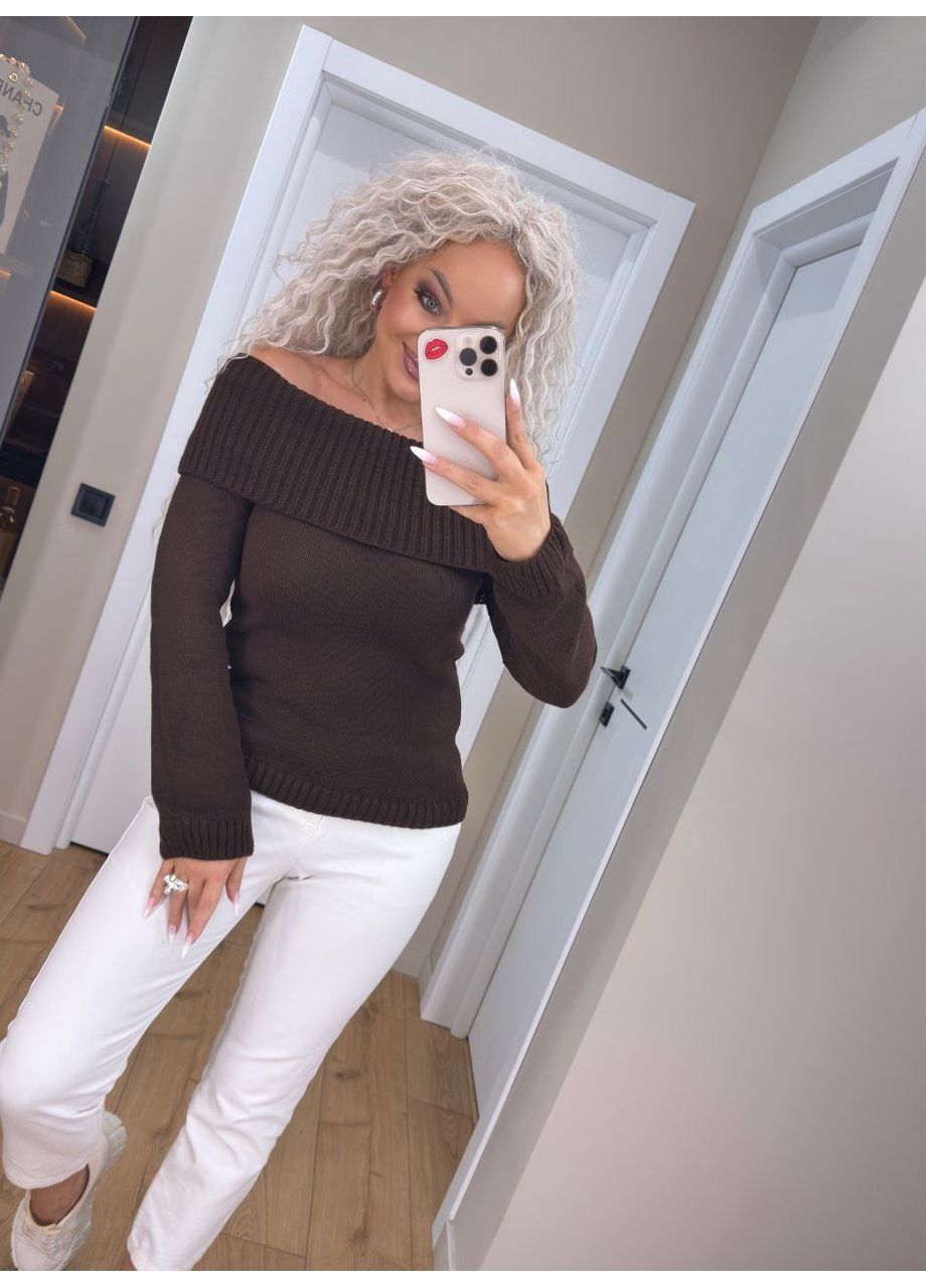 Кофта белая с открытыми плечами No Brand (354297827)