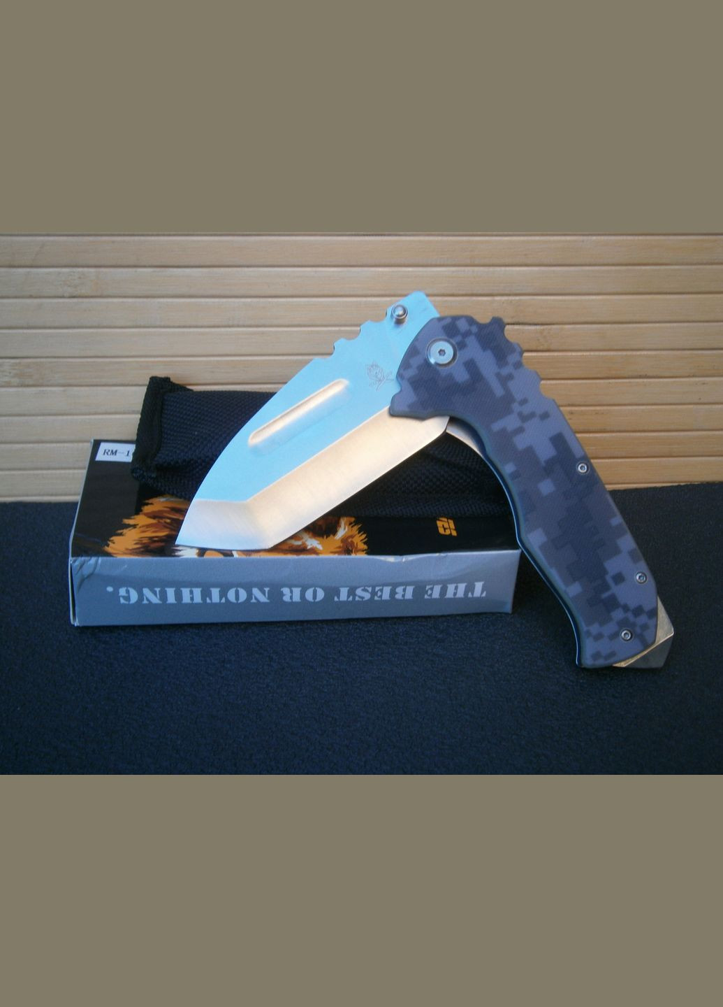 Нож складной Лев Lion RM165 US Тanto стеклобой 23 см No Brand (305064629)