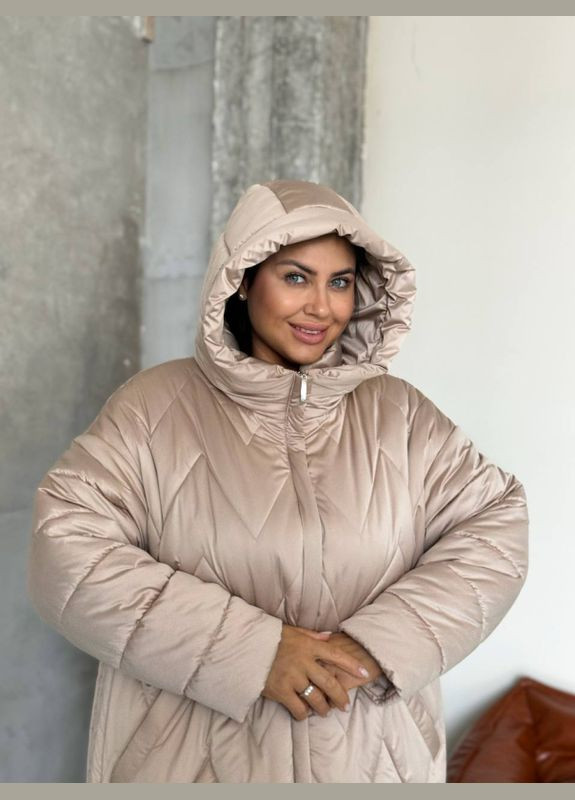 Бежева зимня куртка кайра Mirage