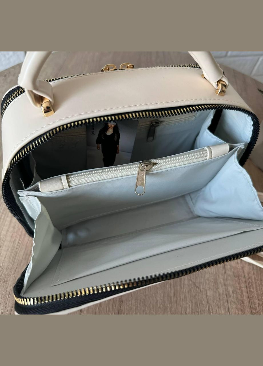 Стильная женская мини сумочка через плечо Marc, каркасная сумка черная белая Jacobs (334730439)