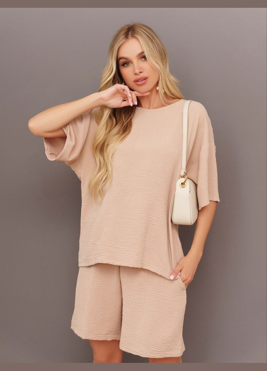 Свободный костюм с шортами Issa (316063693)