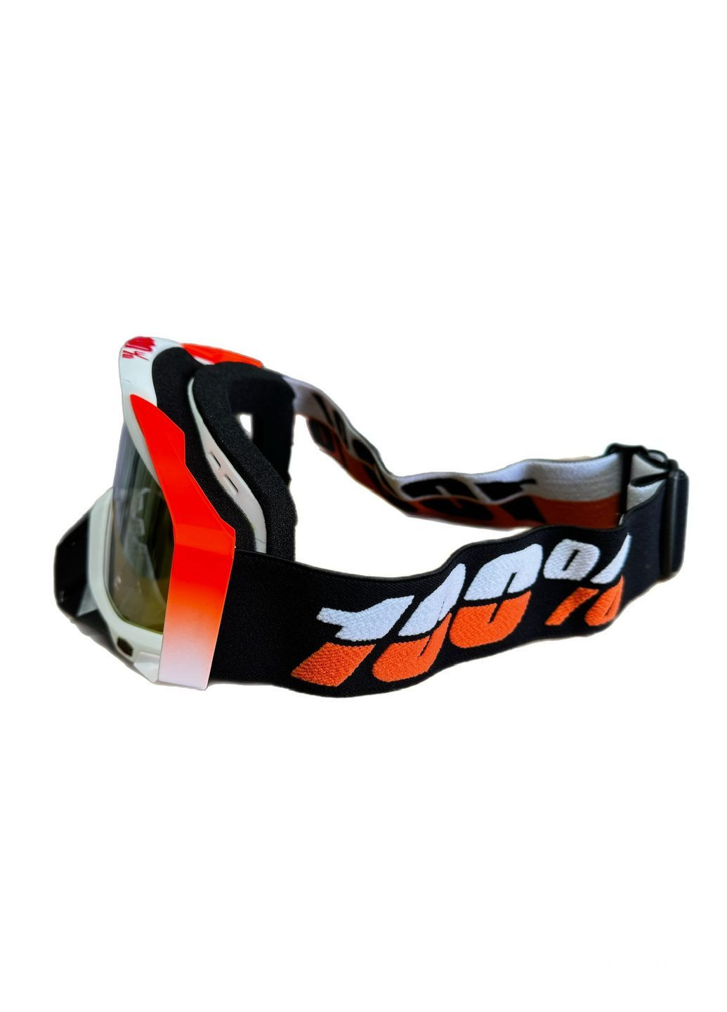 Эндуро кроссовый мотошлем Helmet Shot Race + очки Profi Orange No Brand (370677335)