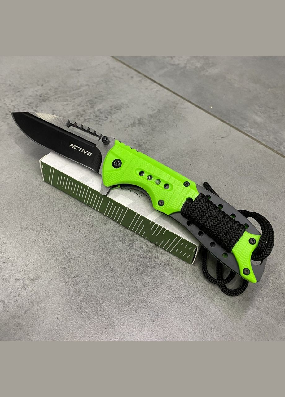 Ніж Roper Green, нержавіюча сталь, складаний ніж для військових* Active (338625161)