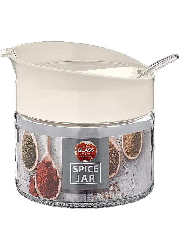 Емкость для специй 300 мл с крышкой серый VT-161004 (126043) Vittora (296196468)