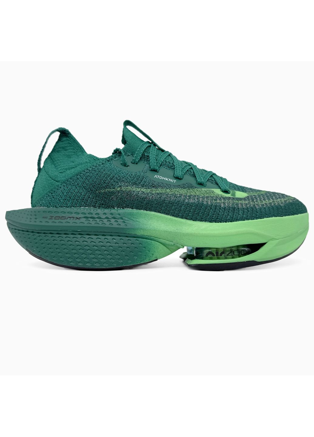 КРОСІВКИ ЖІНОЧІ NIKE AIR ZOOM ALPHAFLY NEXT% 2 GREEN НАЙК АІР ЗУМ No Brand сірі демісезони (367168010)