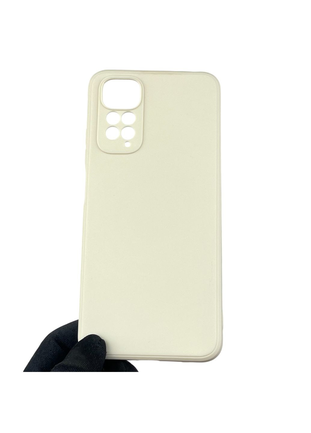 Чохол для Redmi Note 11 з квадратними гранями із захистом камери на сяомі редмі нот 11 бежевий Xiaomi (366019437)