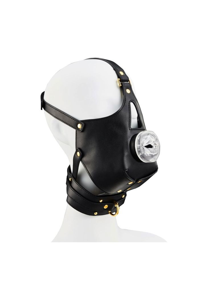 Маскасбруя для орального секса с поводком SEVANDA Blowjob Head Muzzle with Leash Lockink (305831463)