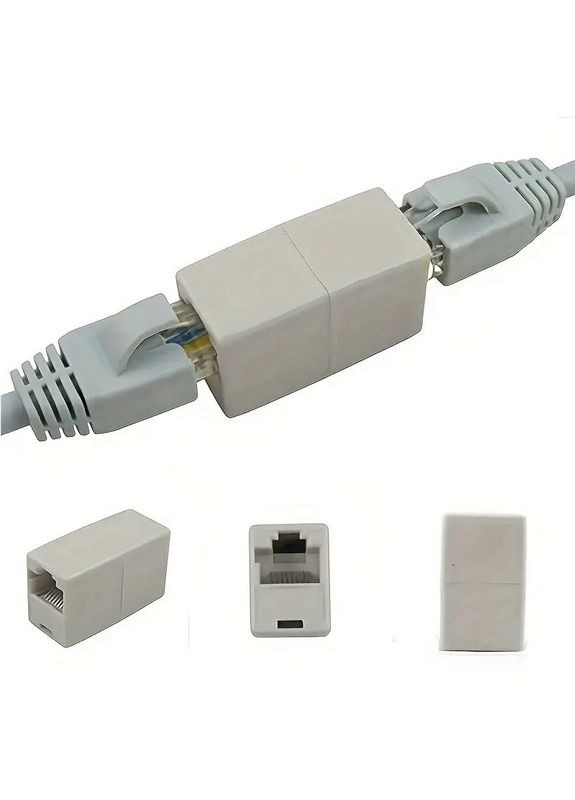 Коннекторы Ethernet, Расширитель кабеля Ethernet, соединитель интернет кабеля No Brand (311279476)