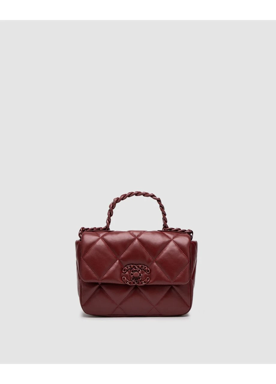 Сумка No Brand 19 Handbag Burgundy Шанель (377509509)