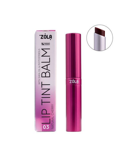 Бальзам-тинт для губ 03 Cherry Natural 3 г ZOLA (370389540)