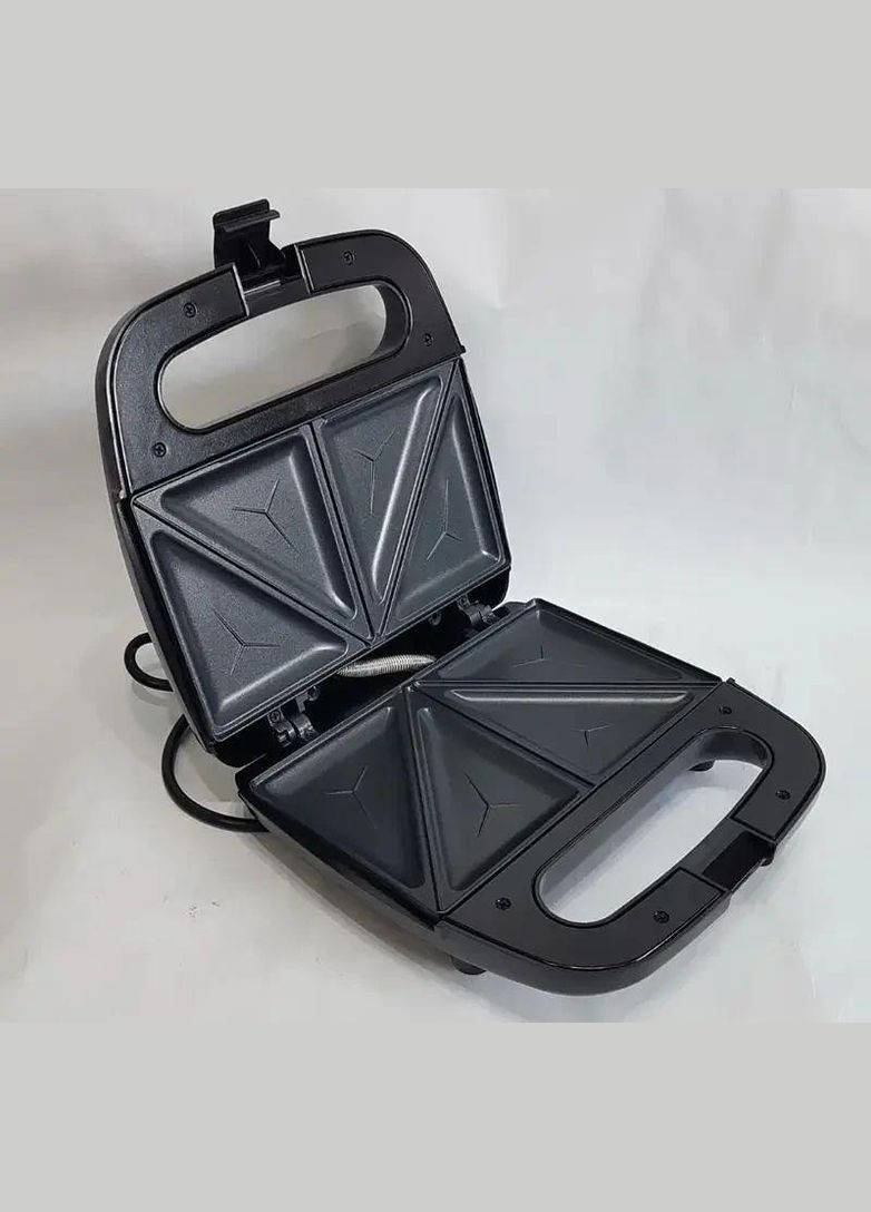 Электрическая сэндвичница 7777MS-BIG Бутербродница с антипригарным покрытием и термостатом 750Вт Domotec (322318273)