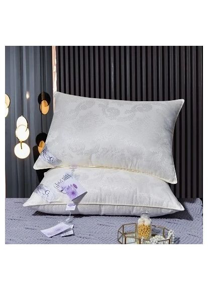 Шовкова подушка бежова 50_70_130p Kunmeng (372475535)