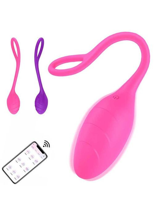 Смарт виброяйцо (10 режимов) — Розовый — Смарт-вибраторы Drive No Brand (322400401)