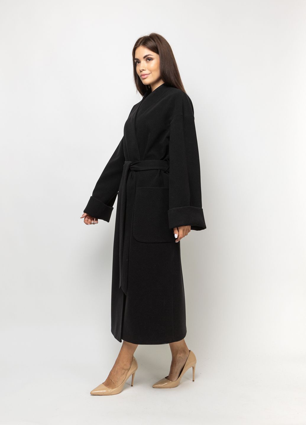 Черное демисезонное Токио чёрный оверсайз CHIUAS