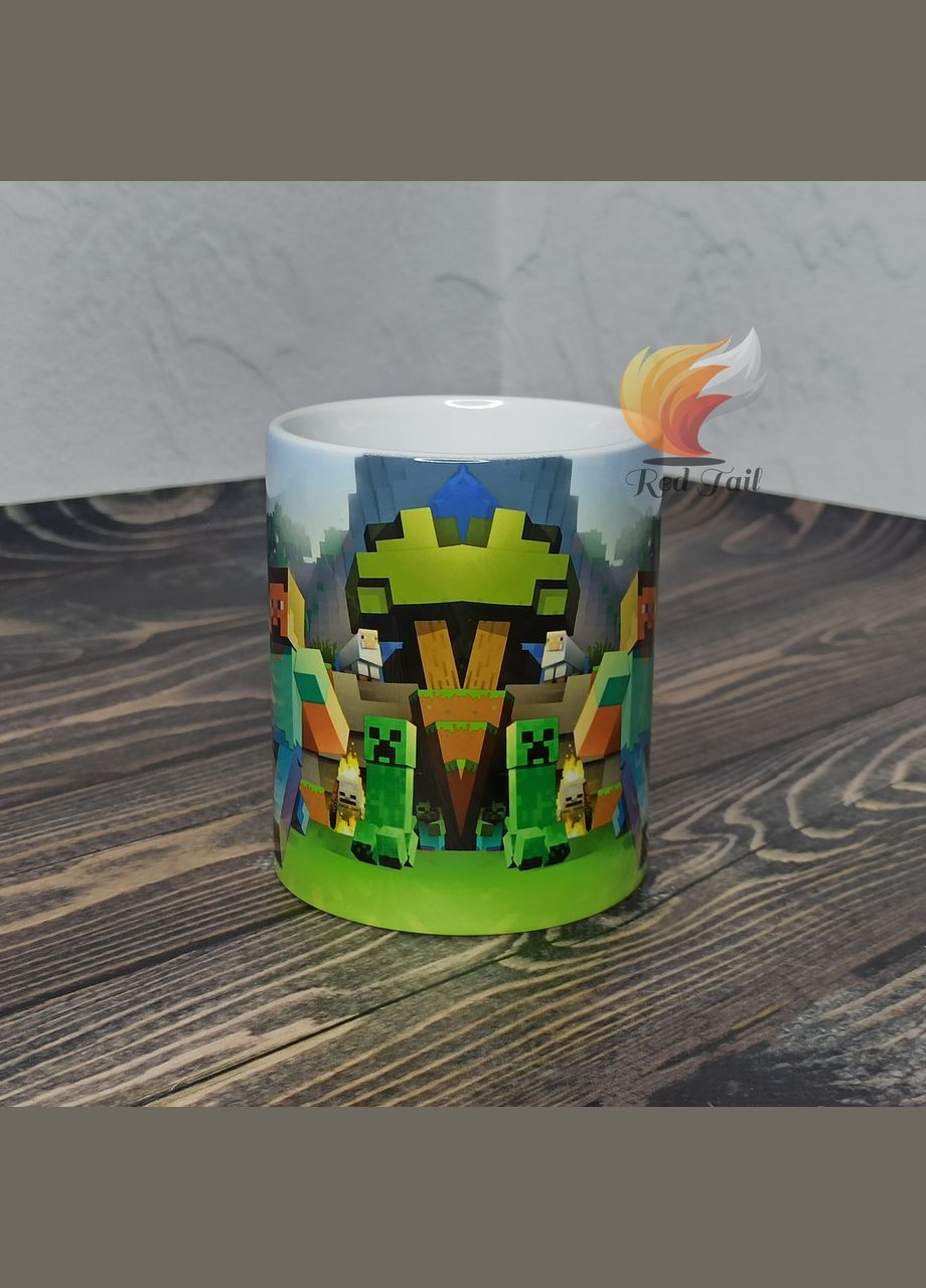 Чашка подарочная "Майнкрафт Стив" 330 мл No Brand (328439237)