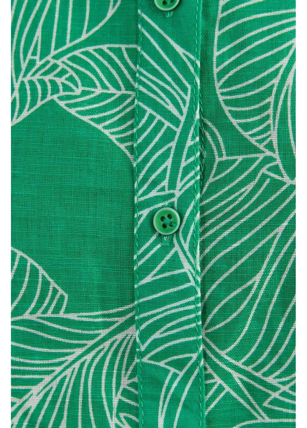 Зеленая летняя блузка s19-12047-500 Finn Flare
