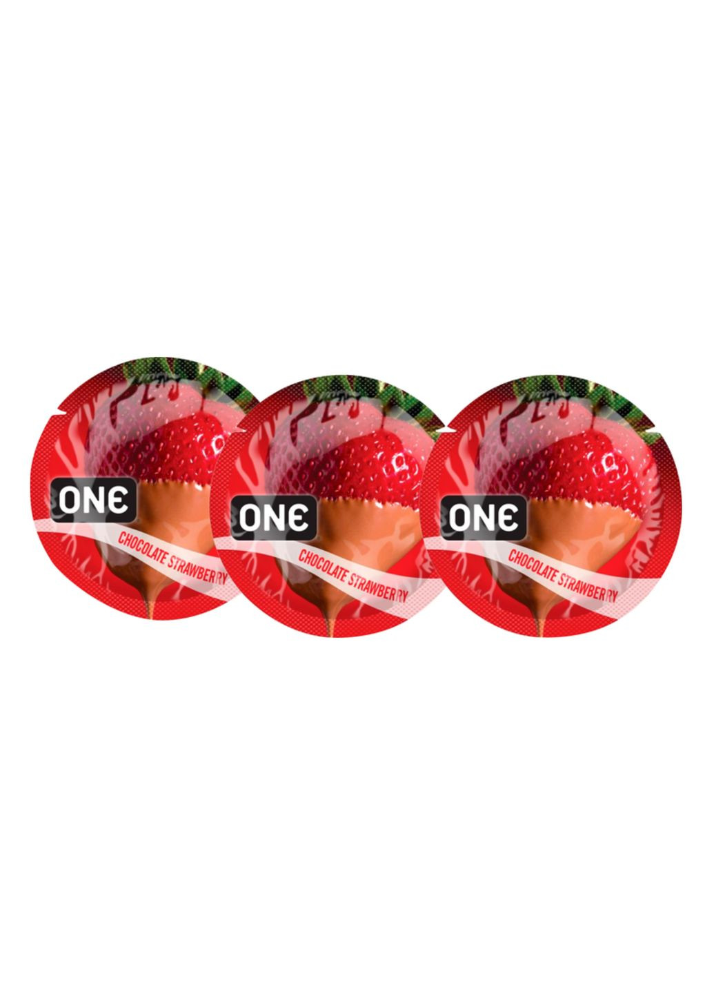 Презервативи Flavor Waves Полуниця в шоколаді 3 шт One (361082195)