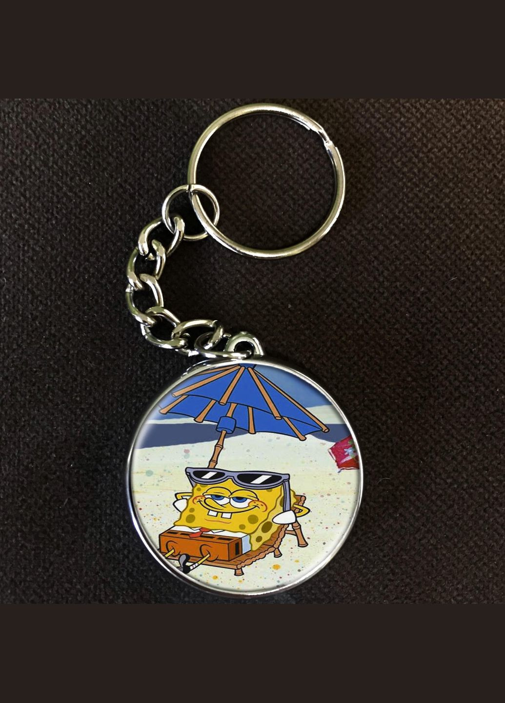 Брелок Губка Боб #13 silver No Brand (327219760)