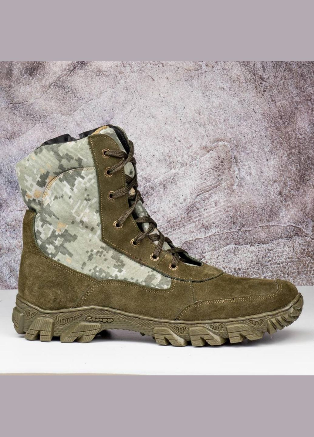 Зимние Мужские Тактические Берцы. 36-50р Олива. Специальная трекинговая подошва! MBZM-1004 No Brand (301148076)