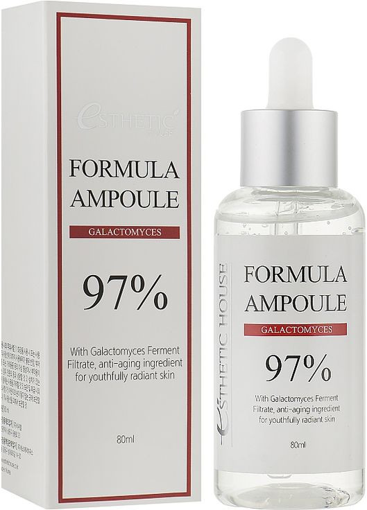 Сироватка для обличчя з ферментованими дріжджовими грибами Formula Ampoule Galactomyces 80ml (819114-10857) Esthetic House (368608597)