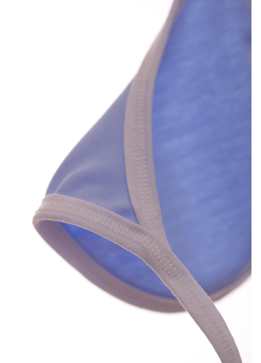 Нагрудник для мальчика интерлок голубой 12*15 см (39621) BABYKROHA (297200022)