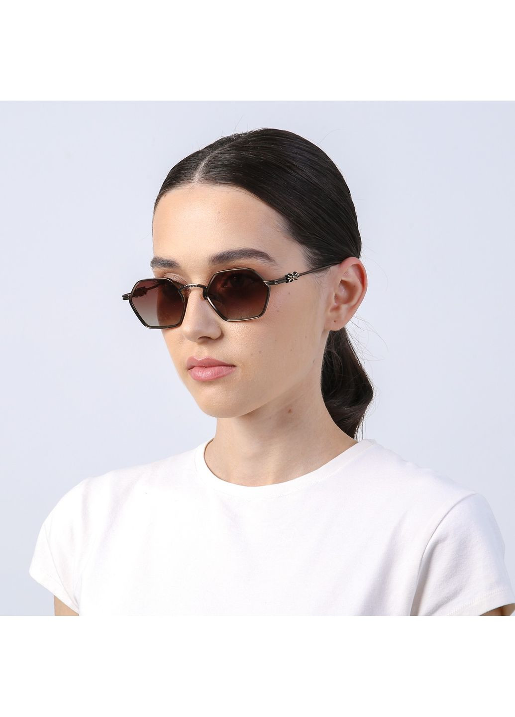 Сонцезахисні окуляри з поляризацією Геометрія жіночі LuckyLOOK 848-146 (342716843)