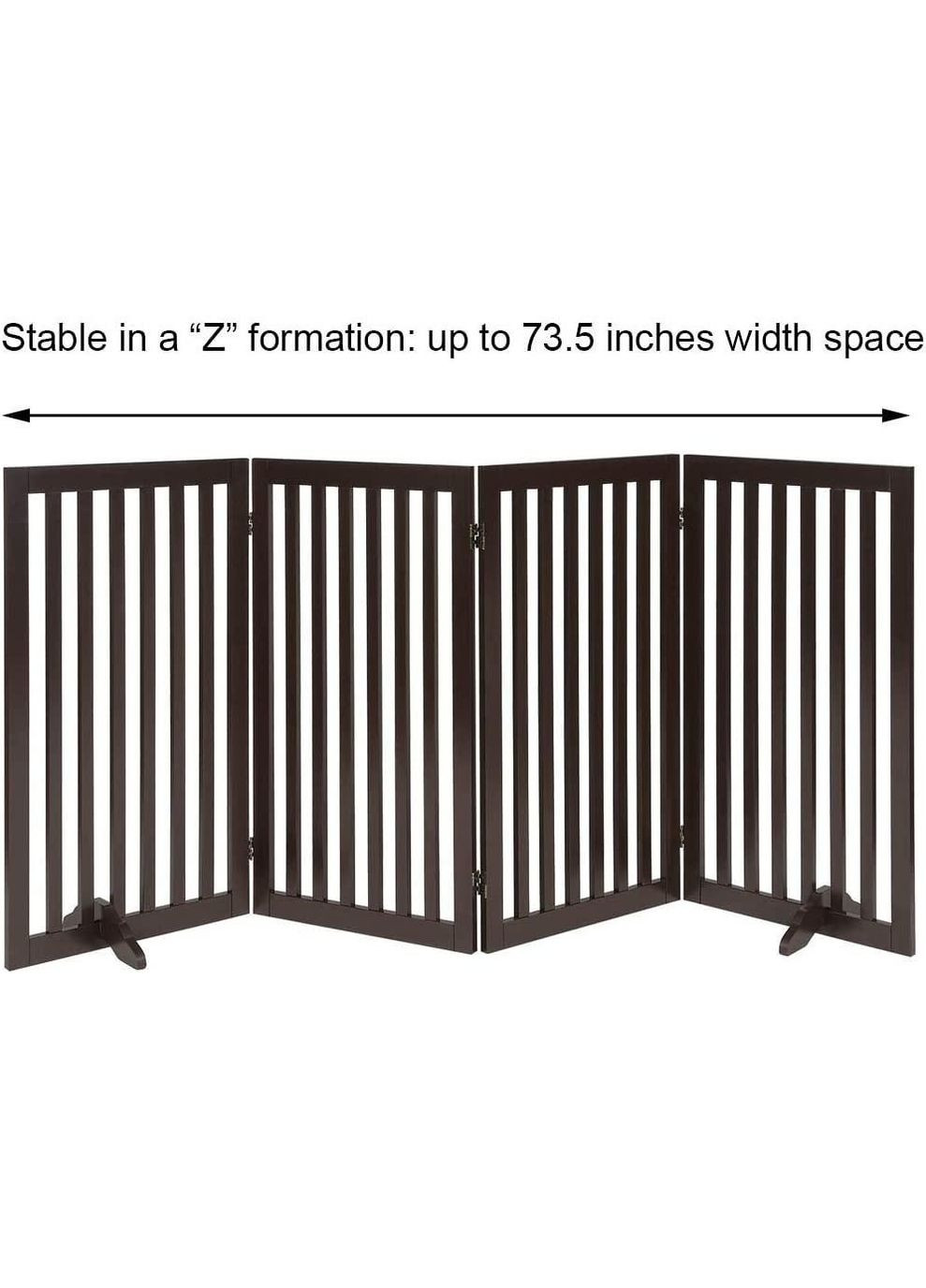Парканчик обмежувач з дерева Фада 490 венге (ЗБО-490412) No Brand (328605151)