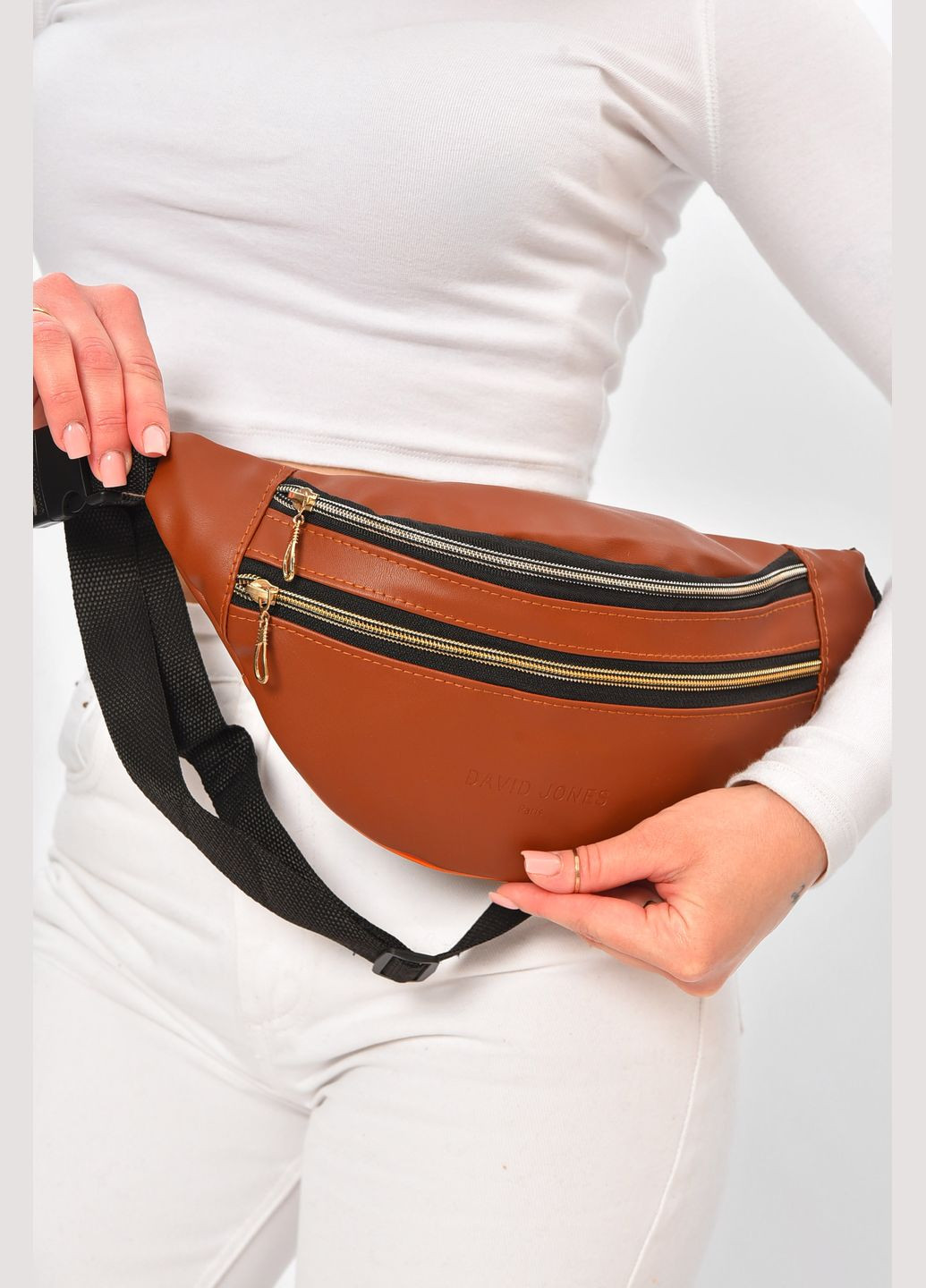 Бананка женская коричневого цвета Let's Shop (335007249)