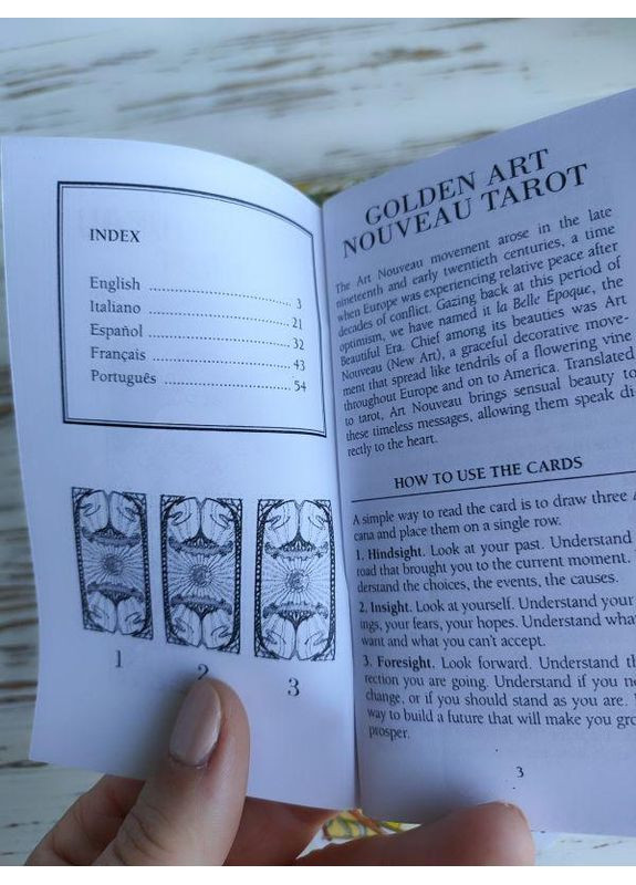 Карти Золоте Таро Уейт Арт-Нуво Golden Art Nouveau Tarot Lo Scarabeo (351372615)