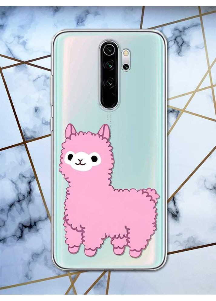Чехол на Xiaomi Redmi Note 8 Pro:: Лама розовая (принт 100) Creative (359498096)
