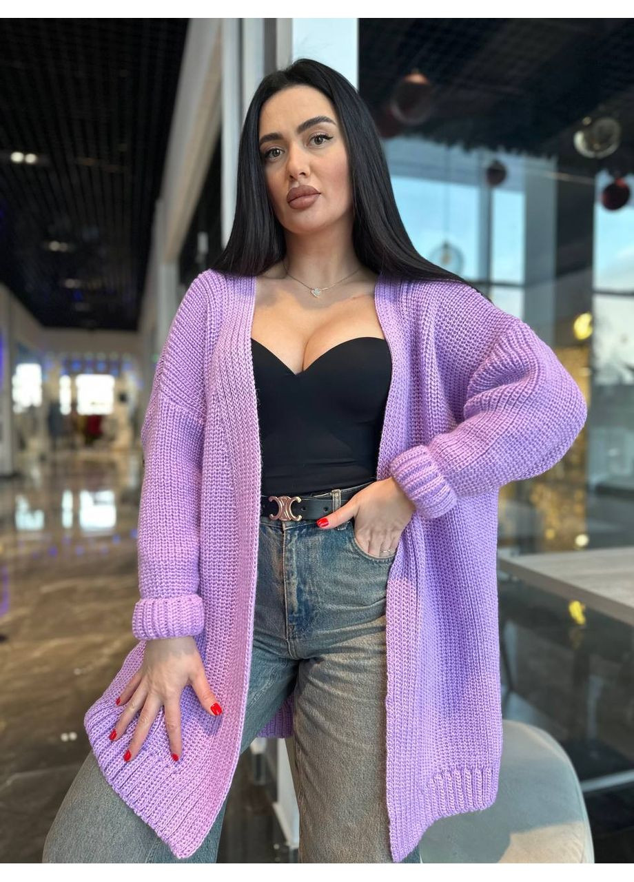 Сиреневый кардиган Osoblyva