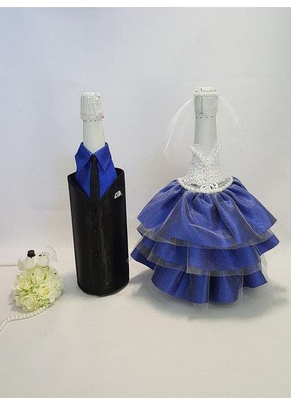 Украшение для свадебного шампанского черный, No Brand (369162270)