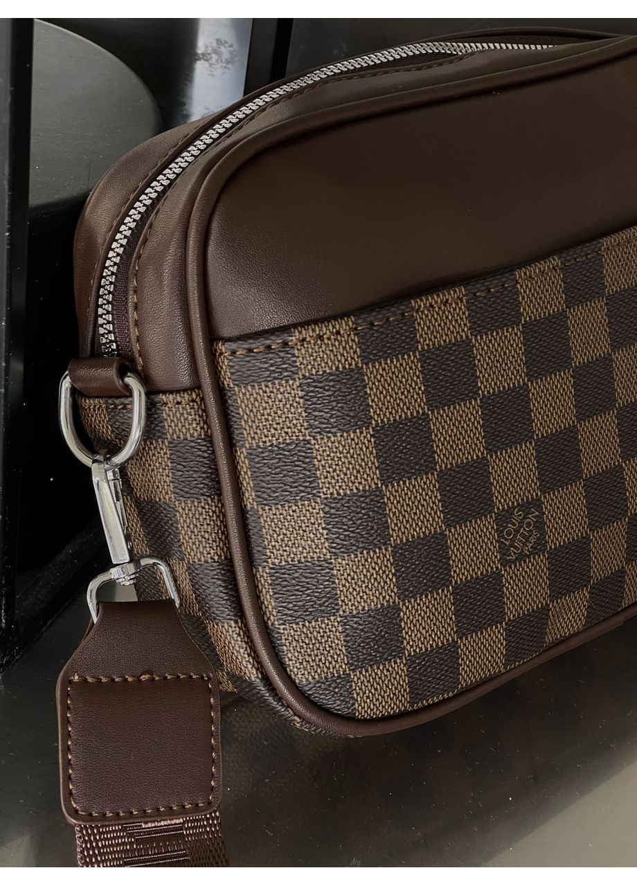 Мужская сумка мессенджерGraham кросс боди через плечо в клетку No Brand (369935751)