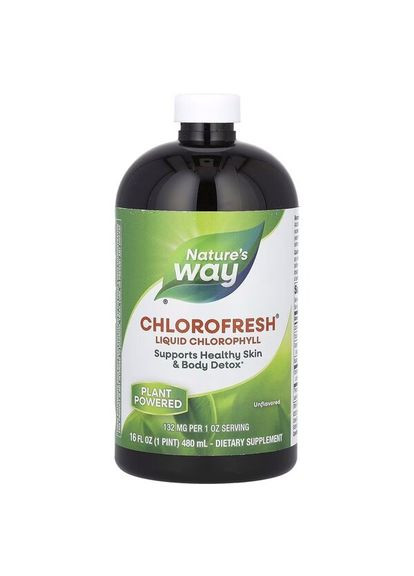 Натуральна добавка Chlorofresh Liquid, 480 мл Nature's Way (324421746)
