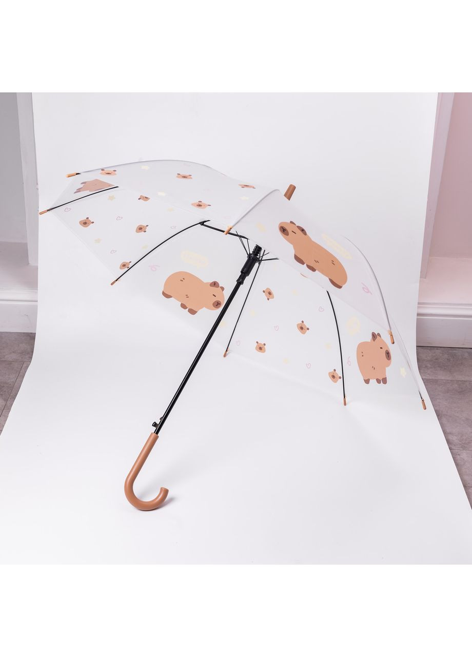 Комбинированный классический зонт-трость полуавтомат из полиэстера 8 спиц диаметр 92 см hp-23-10 Yiwu (370974185)