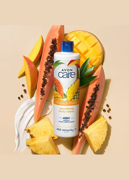 Розгладжувальний лосьйон для тіла з екстрактами фруктів, 400 мл Avon (334718416)