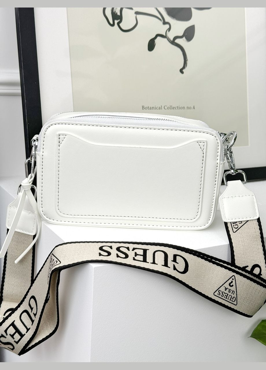 Сумка жіноча білий стьобаний крос-боді No Brand (322464378)