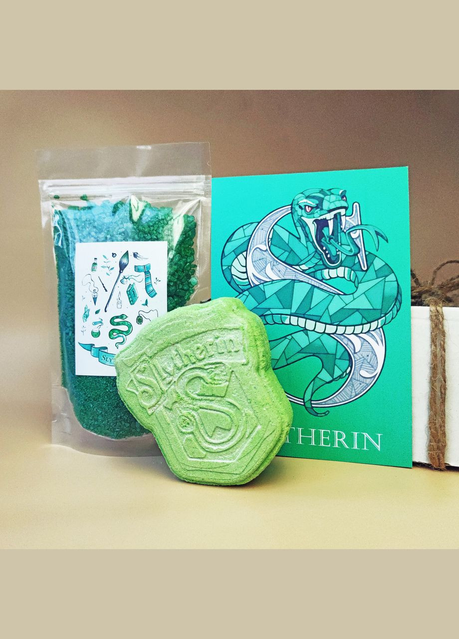 Подарунковий набір по Гаррі Поттеру "Слизерин", оригінальний подарунок для дітей та дорослих, дівчині, хлопцю No Brand (331163188)