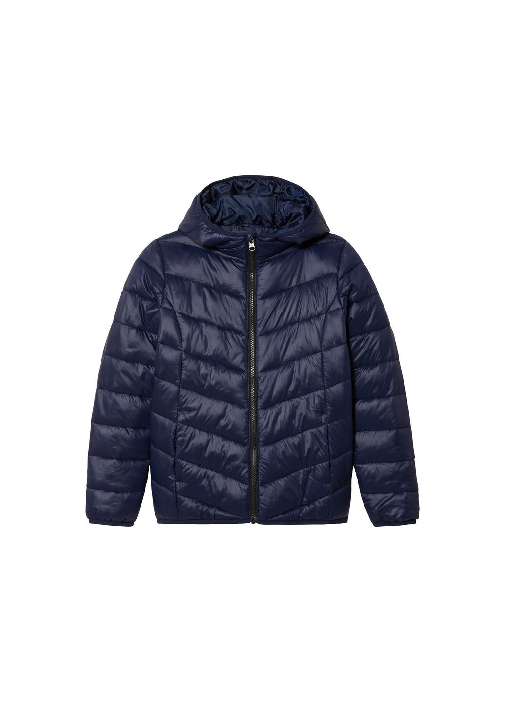 Темно-синяя демисезонная демисезонная куртка с капюшоном для девочки bionic-finish® eco 450891 темно-синий Pepperts