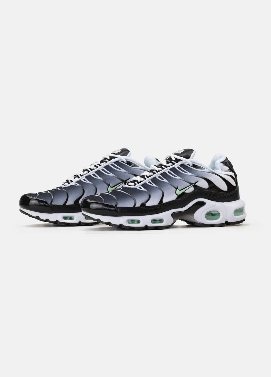 Чорно-білі всесезонні жіночі кросівки nike plus tn black No Brand Air Max
