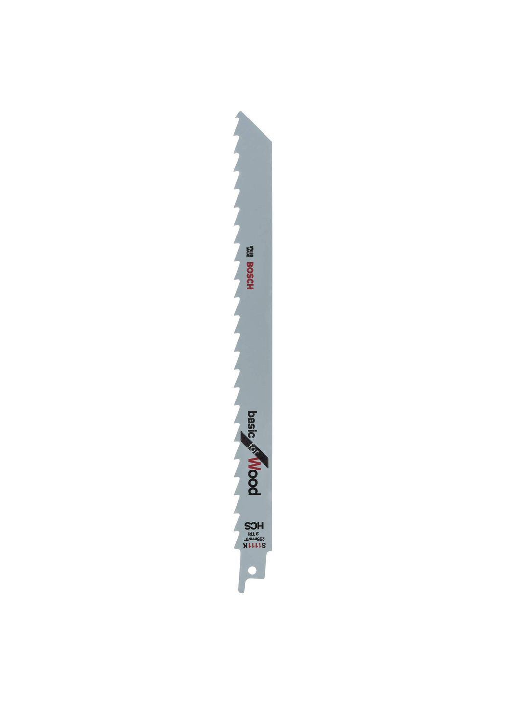 Пиляльне полотно HCS (S1111K, 200 мм) шабельне для ножiвки (23388) Bosch (290253089)