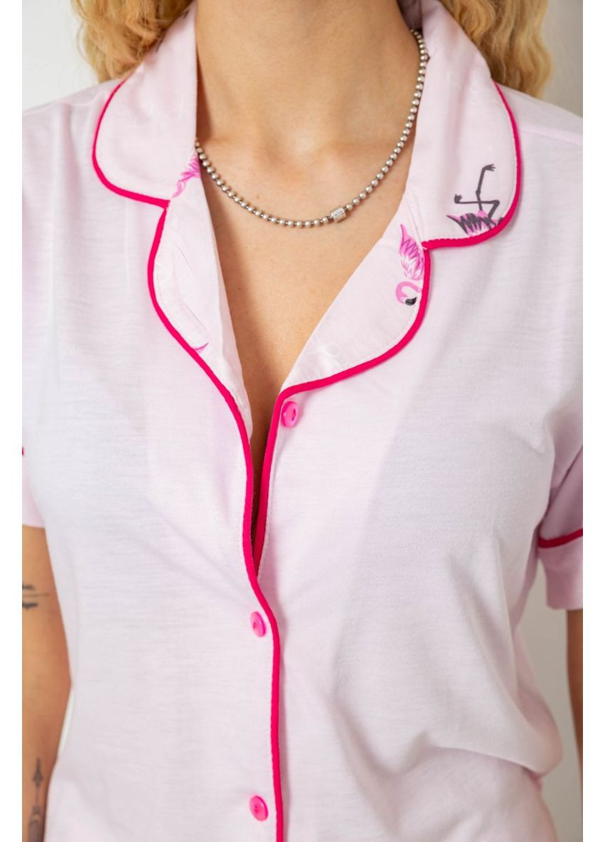 Рожева всесезон жіноча піжама з принтом Sport Line