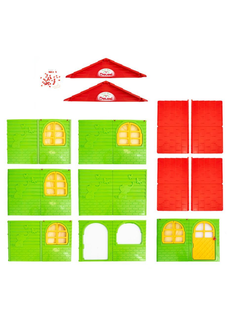 Детский игровой Домик со шторками 02550/23 пластиковый Doloni (364129559)