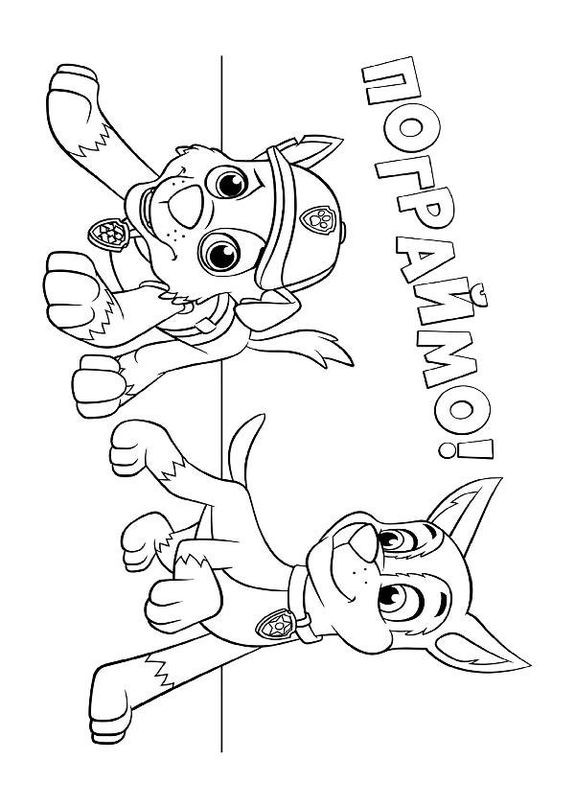 Книжка раскраска Щенячий патруль "Командная игра" 228004 на укр. языке Ranok Creative (363206391)