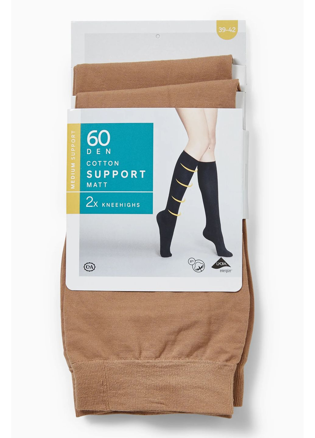 Комплект утягуючих гольфів (2 пари) C&A (368337771)