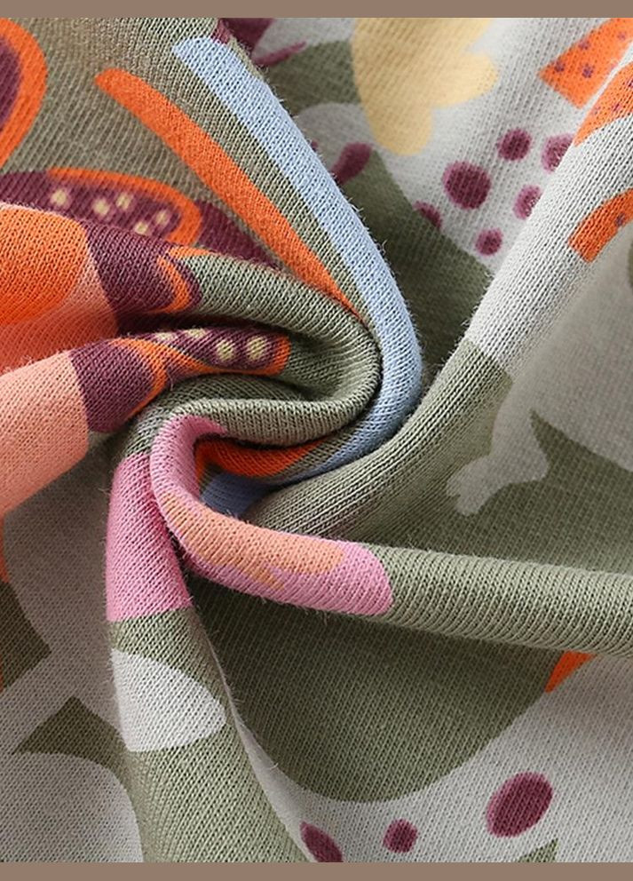 Зелёное детское летнее платье для девочки 31245 разноцветный Malwee (330487041)