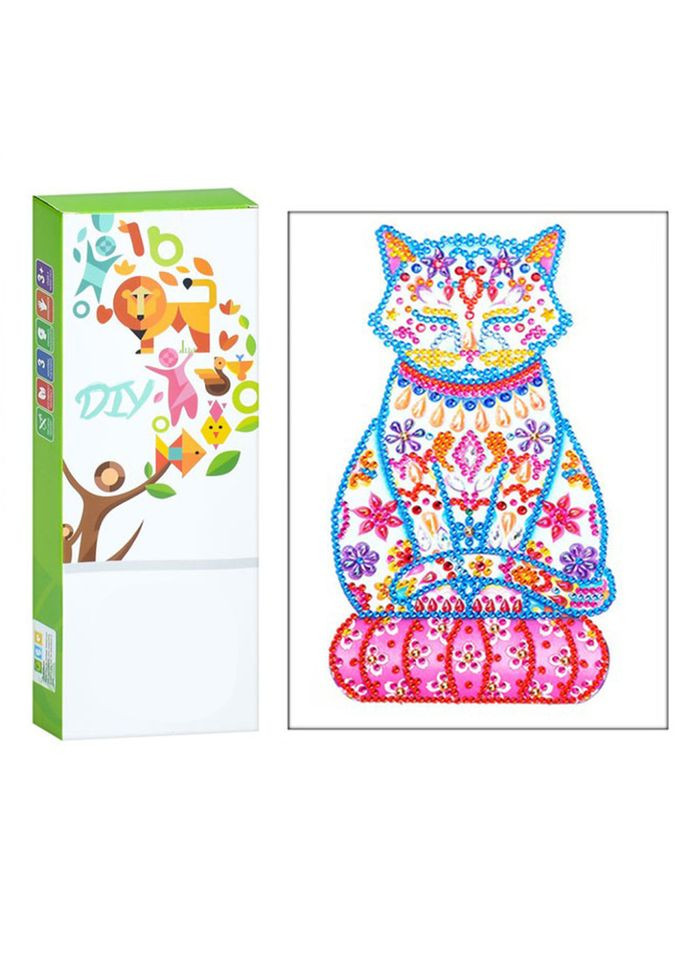 Дитячий набір для творчості Алмазна мозаїка "Кішка" ST004 Bambi (342025826)